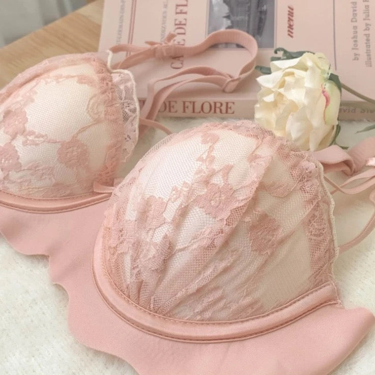 Basic Elegant Double Strap Pushup Bra