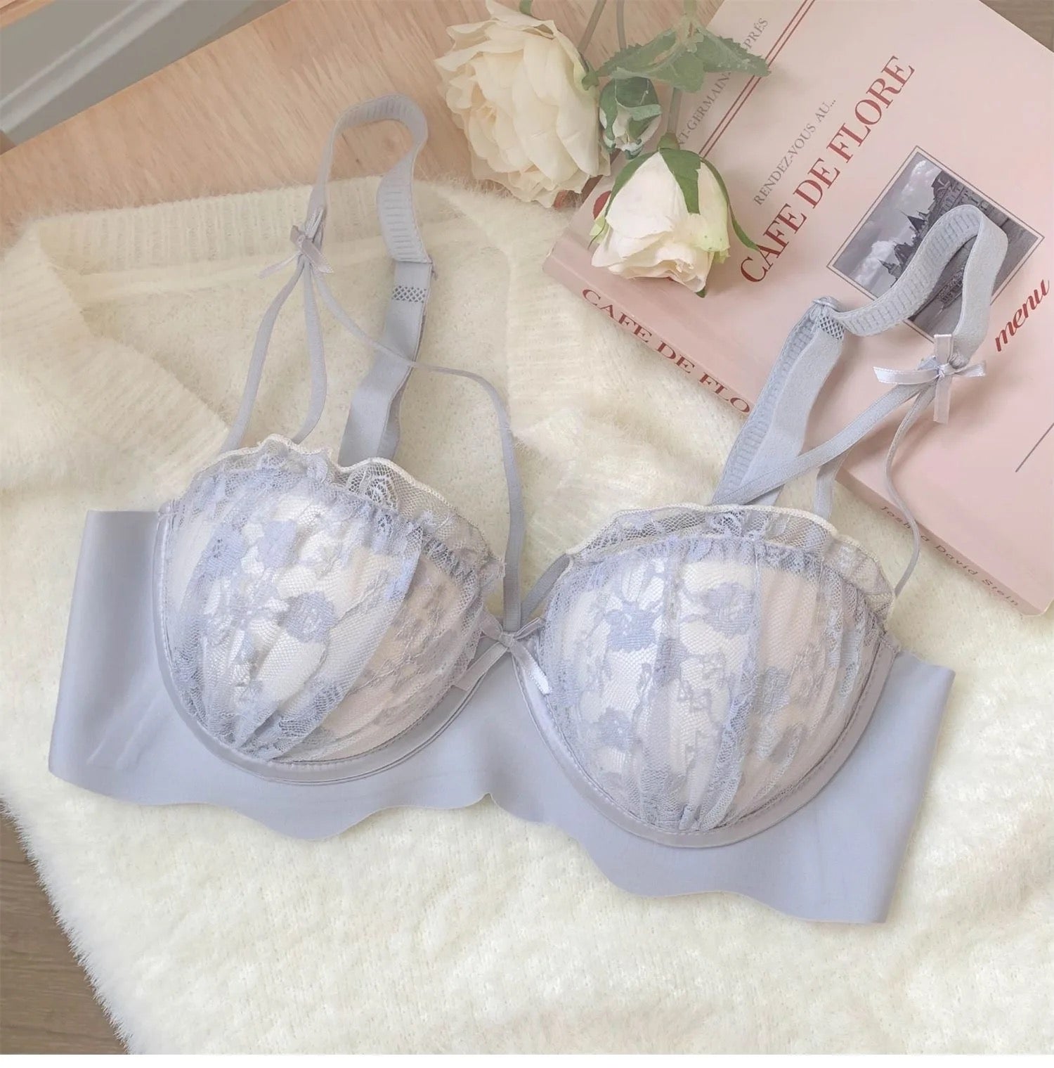 Basic Elegant Double Strap Pushup Bra