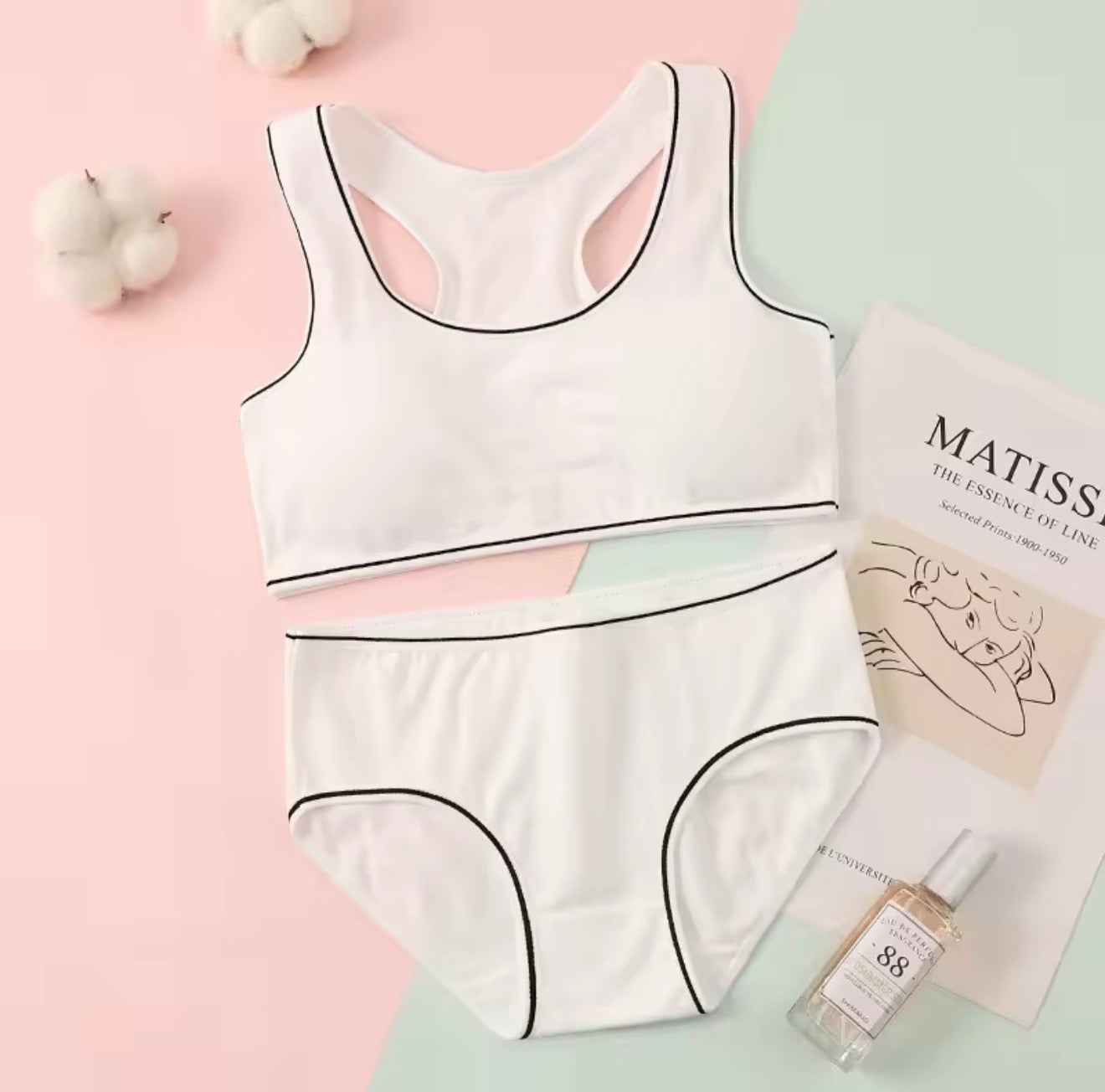 BLS Kids & Teens Cotton Starter Training Bra Underwear Set