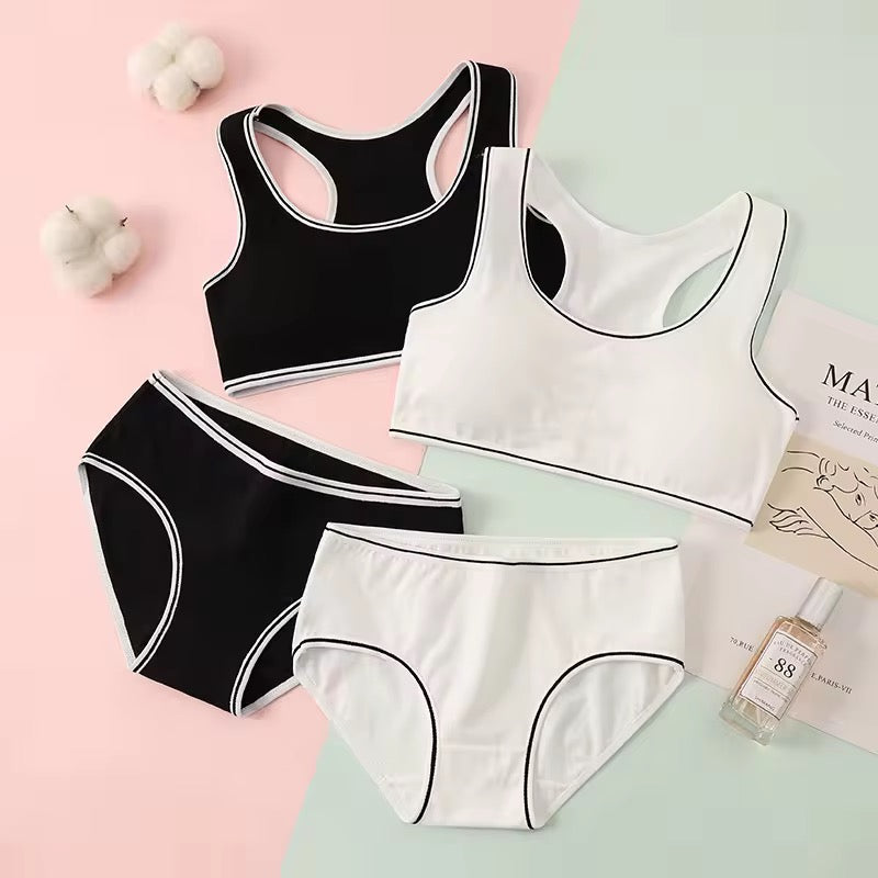 BLS Kids & Teens Cotton Starter Training Bra Underwear Set