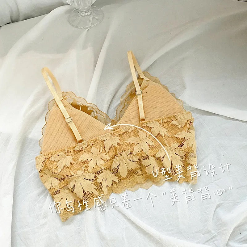 Basic Seamless Soft Padded Bralette Bra