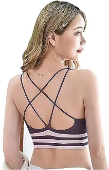 Cross Back Breathable Bralette Bra