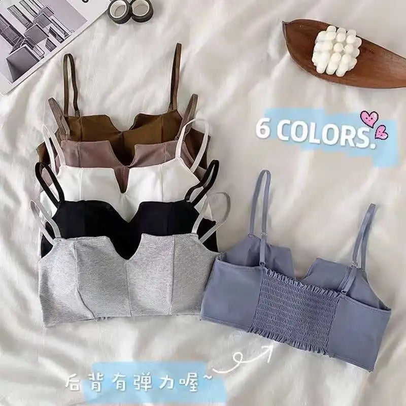 Bralette Bra Soft Padded Cotton