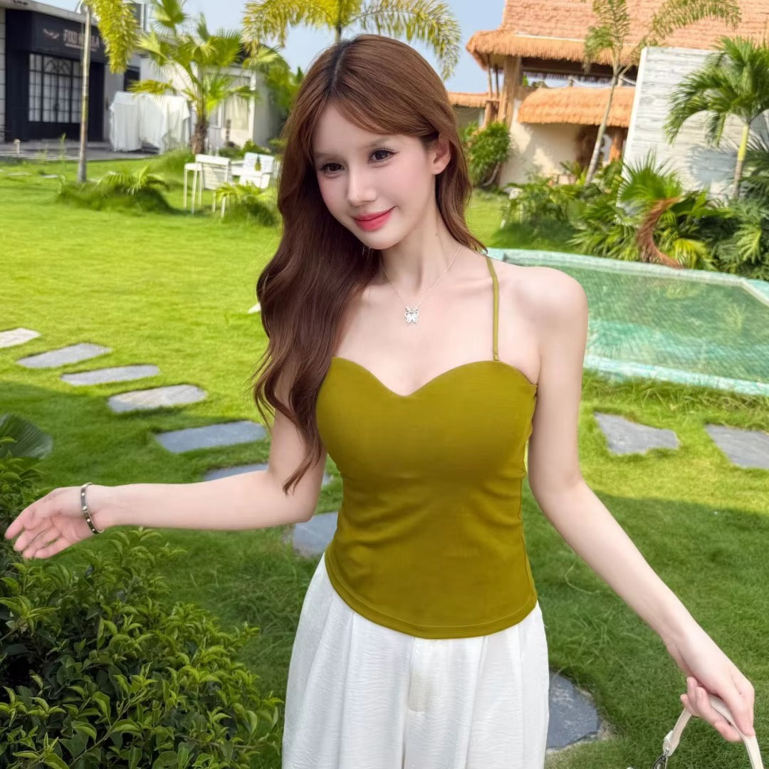 BLS Built-In Bra Slip Camisole: Padded Everyday Camisole