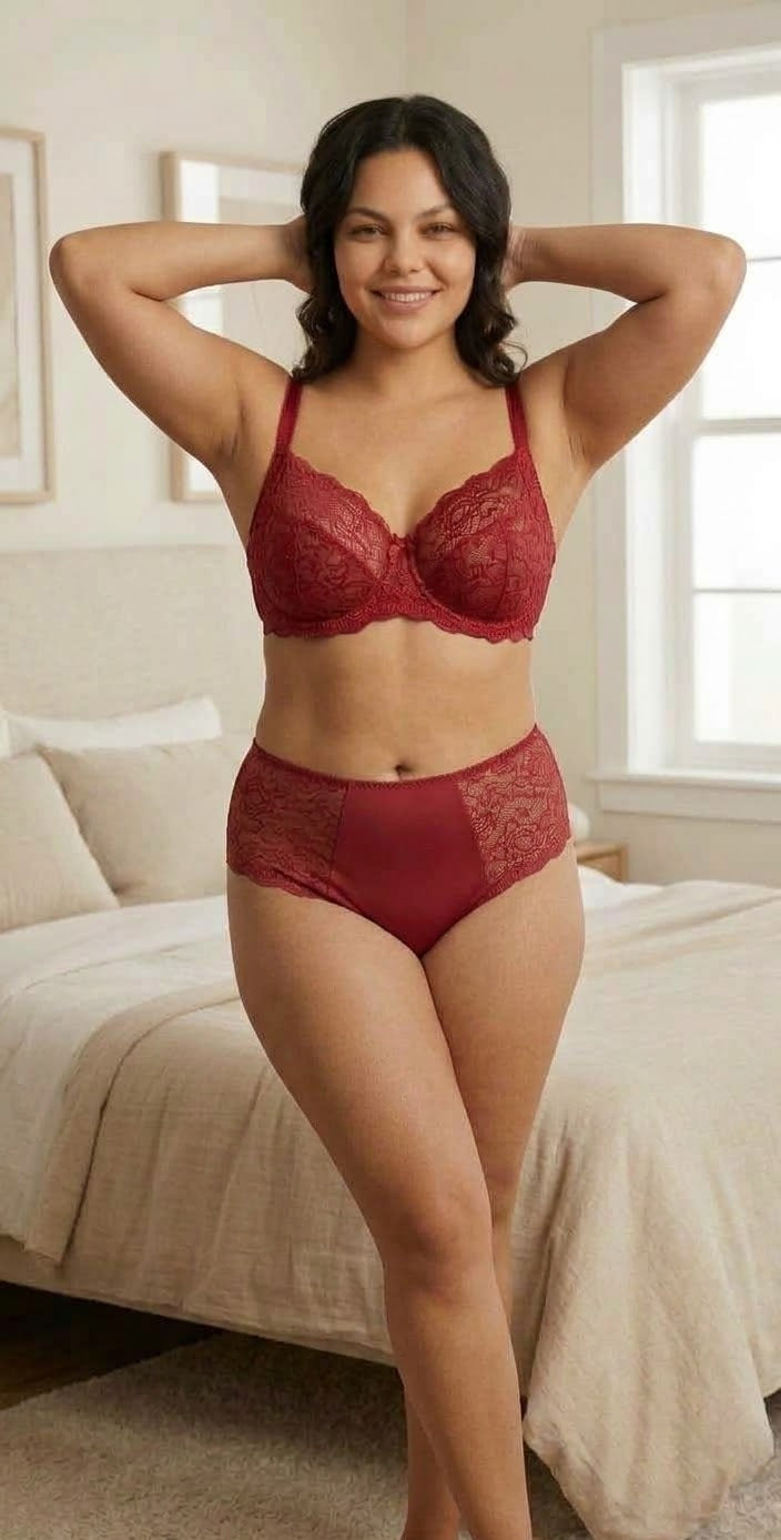 BLS Soft Net Non Padded Wireless Bra Panty Set