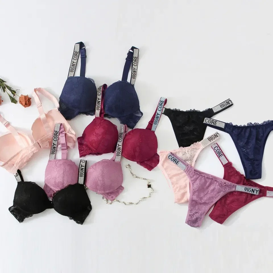 Victoria Secret Lingerie Bra Underwear Set 