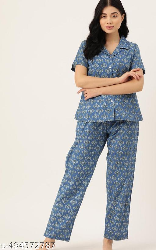 BLS Lawn Night Suit Fresh Floral Nights
