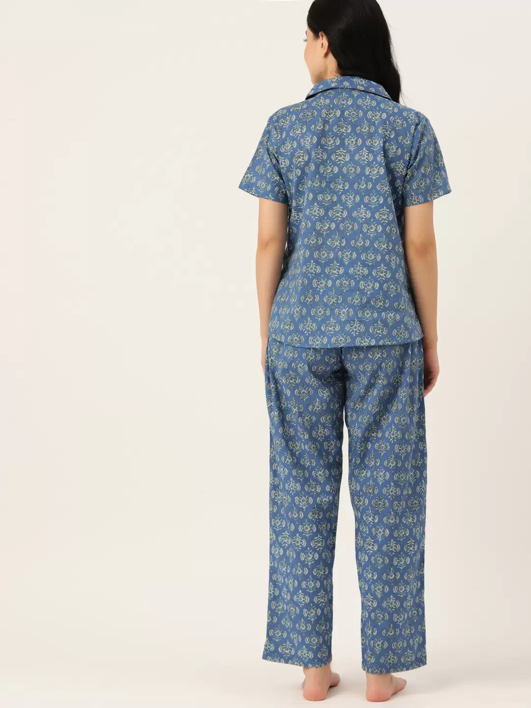 BLS Lawn Night Suit Fresh Floral Nights back