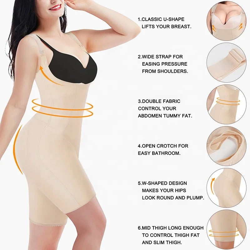 Full Body Shaper Tummy Hip and Thigh Control