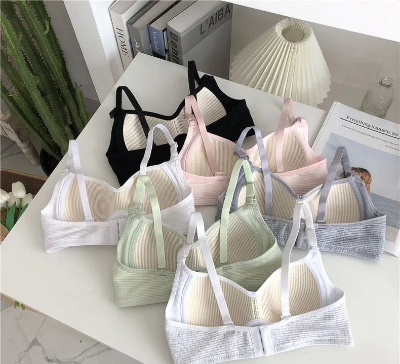 Summer T-Shirt Bra Soft Padded Cotton