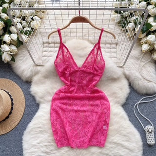 BLS Transparent See Through Lace Lingerie
