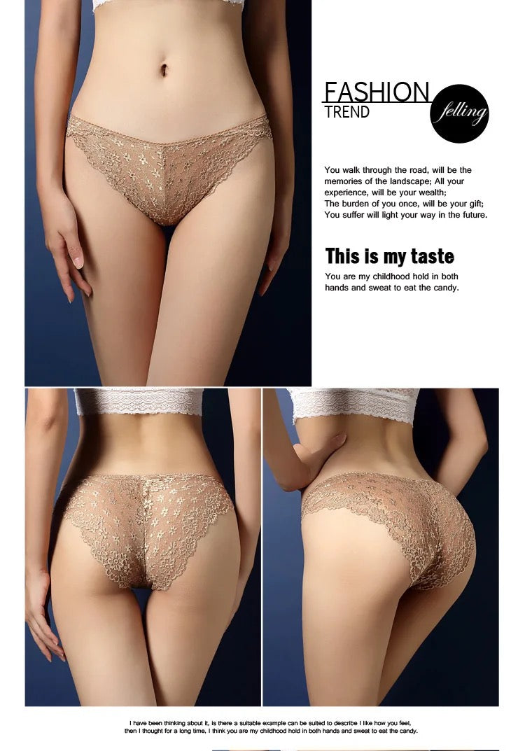 Women Soft Net Underwear Panties