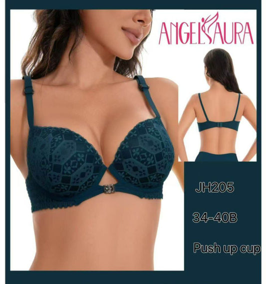 BLS Angel Aura B Cup Pushup Bra: Diamond Knot & 360° Lift