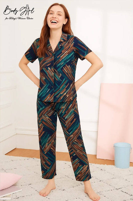 BLS PJ Summer Lawn Night Suit